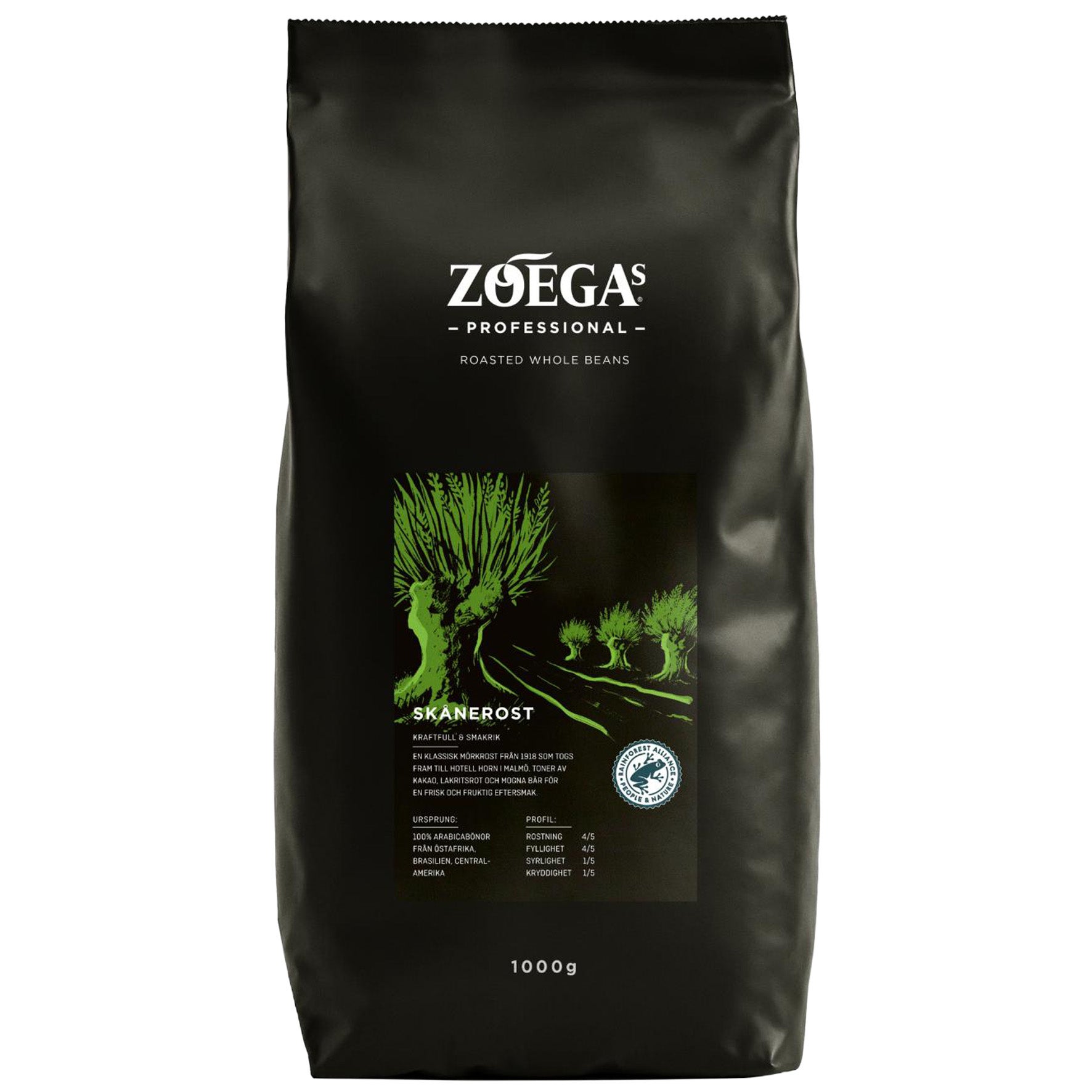 Kaffe Zoégas Skånerost hela bönor 1000 g